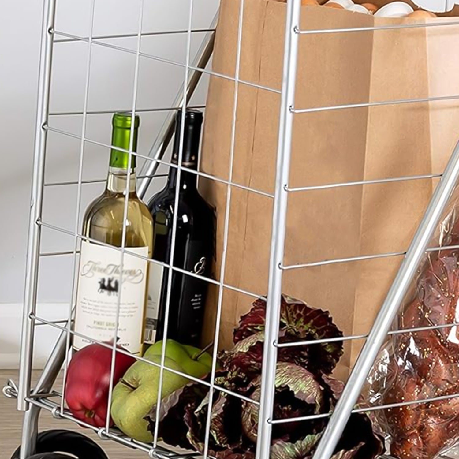 Foldable Shopping Trolley With Wheels ( Moq - 2 Pc) Foldable Shopping Trolley With Wheels ( Moq - 2 Pc)